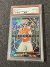 2024 Panini Prizm Prizmatic Green Prizm Bo Nix #11 PSA 10 Denver Broncos Rookie