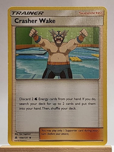 Crasher Wake 104/131 Uncommon Forbidden Light Pokemon Lightly Played