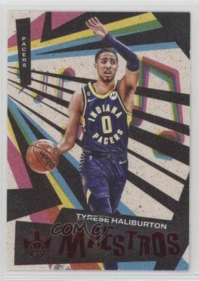 2022-23 Panini Court Kings Maestros Ruby 21/149 Tyrese Haliburton #23 0t30