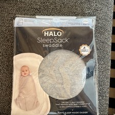 Halo Sleep sack Swaddle Grey Nb 1.5 Tog