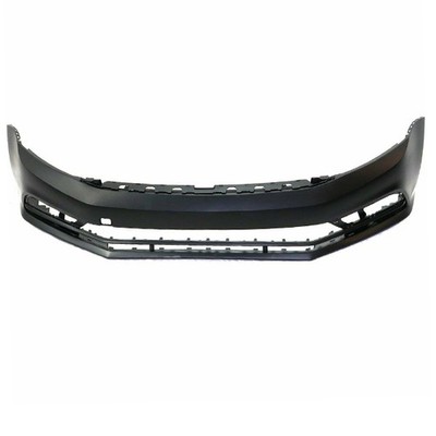 For 15-18 Jetta Front Bumper Cover Assembly Primed w/o Park Assist Sensor Holes