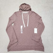 Free Fly Bamboo Slub Hoodie Womens Small Fig V-Neck Lightweight Pullover NEW