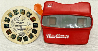 Vintage Early 1980 s 3D View-Master w/Vintage Look And See Reel In 3D #002-553