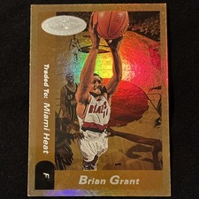Brian Grant 2000-01 Fleer NBA Hoops Hot Prospects #21 Traded To Miami Heat Card