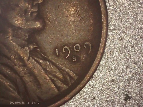 1909-S Lincoln Wheat Cent Penny Very Good 10 Better Date Strong LIBERTY No VDB