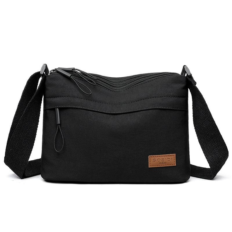 Women&rsquo;s Canvas Crossbody Bag with 3 Main Pockets, Large Ca