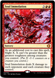 Soul Immolation #156 Lorwyn Eclipsed Mythic Rare