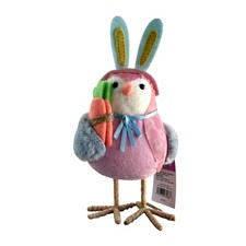 Target 2023 Spritz Spring Easter Featherly Friends CARROT Fabric Bird NEW