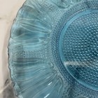 Vintage Blue Tulip 10.5” Glass Plate - Dell — photo 8