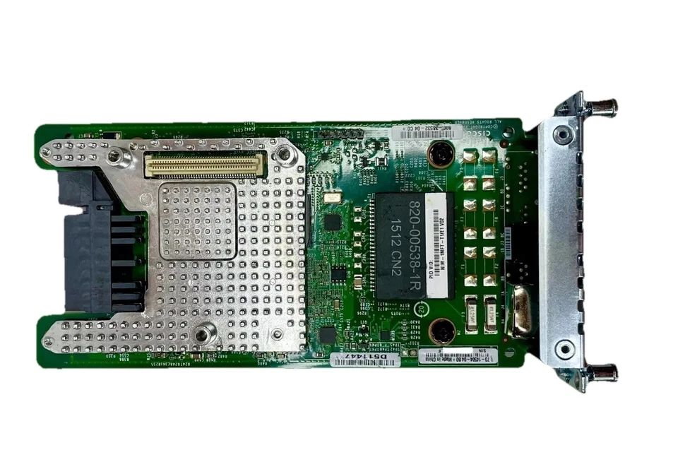 CISCO NIM-1MFT-T1/E1 1-Port Multi-flex Trunk Module Clear-channel Card T1/E1 NIM - Image 3 of 3