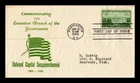 DR JIM STAMPS US COVER NATIONAL CAPITAL FDC SCOTT 990 THERMOGRAPHED CACHET