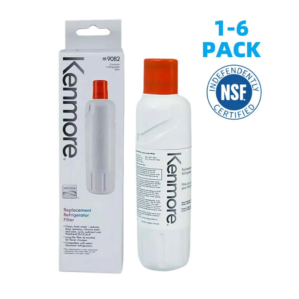 2/4/6er Pack Kenmore 9082 Ersatz Kühlschrank Wasserfilter für 469082 9903 USA
