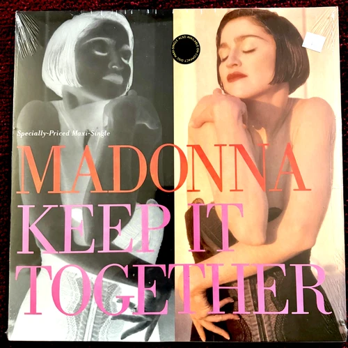 MADONNA KEEP IT TOGETHER 12" RECORD SEALED US PROMO HYPE TAG LIKE A PRAYER 1989