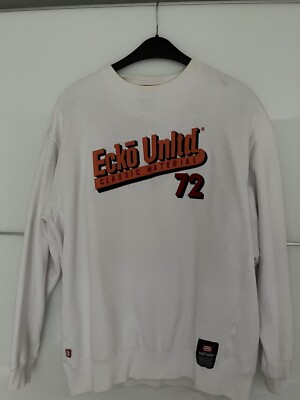 Ecko Unltd . Sweater Pullover Gr. L weiß