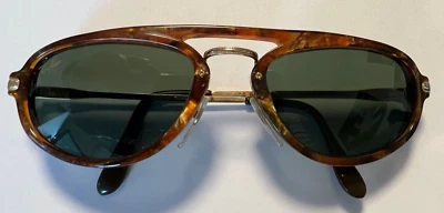 Vintage RAY BAN Traditionals Sonnenbrille Style N CN004 graugrün Gestell braun - Bild 1 von 4