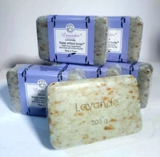 100% PURE VEGETABLE LAVENDER TRIPLE MILLED SOAP WITH SHEA BUTTER Made in France