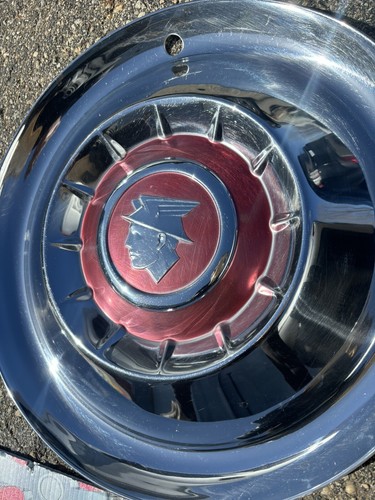 1955-56 Mercury Monterey Colony Park Sun Valley 1 Oem Full Used Hubcap Beautiful - Picture 3 of 6