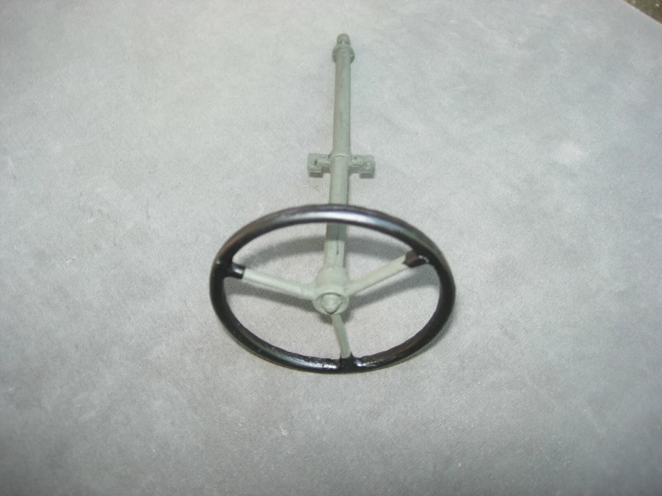 Масштаб 1/6 литой сменный руль из смолы для 2001 GI JOE Jeep 12 дюймов. - Изображение 2 из 4