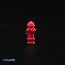 1/43 Red Fire Hydrant Miniatures Scene Props Figure Model For Cars Vehicle Toys
