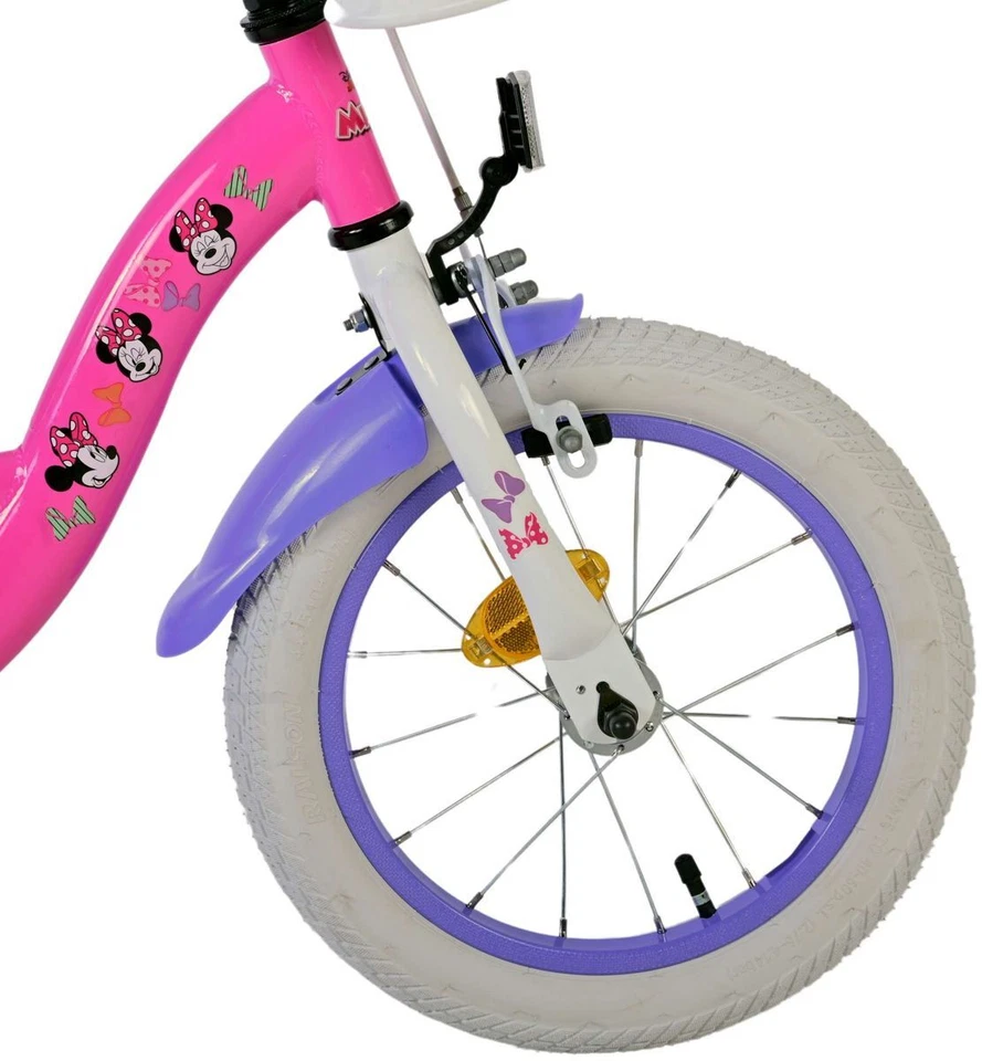 12" 12 Zoll Kinderfahrrad Mädchenfahrrad Fahrrad Bike Rad Minnie Mouse Rücktritt - Bild 4 von 4