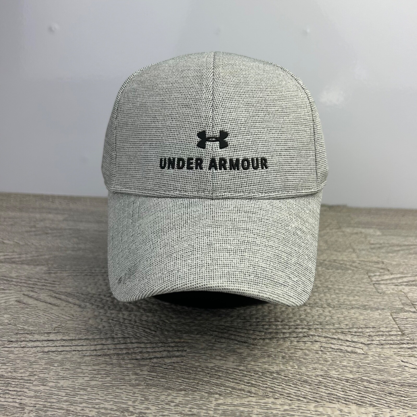 Under Armor Hat Cap Strap Back Adjustable Gray Lo… - image 1