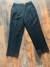 Women s Liz Claiborne Pleated Dress Pants Trousers, Black, 12