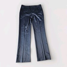 Ralph Lauren Black Label Women's Black Wool Blend Career Dress Pants Size 10