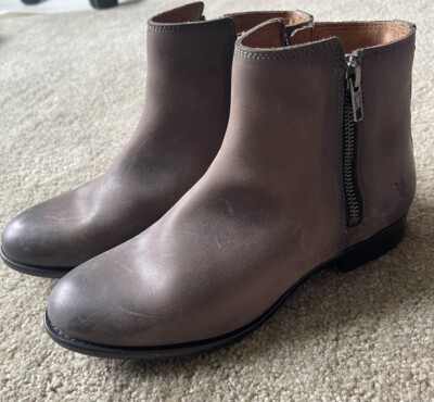 Women’s Frye slip on Brown Leather Ankle Boots Women main image 2