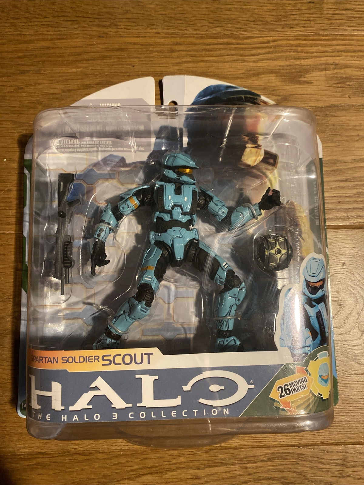 Mcfarlane Toys Halo 3 Series 5 Spartan Soldier Scout (cyan) Figure