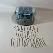 CONAIR Compact 20 Hot Rollers Curlers Pageant HS34XW 19 Clips Hair Setter n