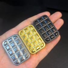 Trackless Fidget Slider Metal Push Card Stress Relief ADHD Office EDC Toys Gifts
