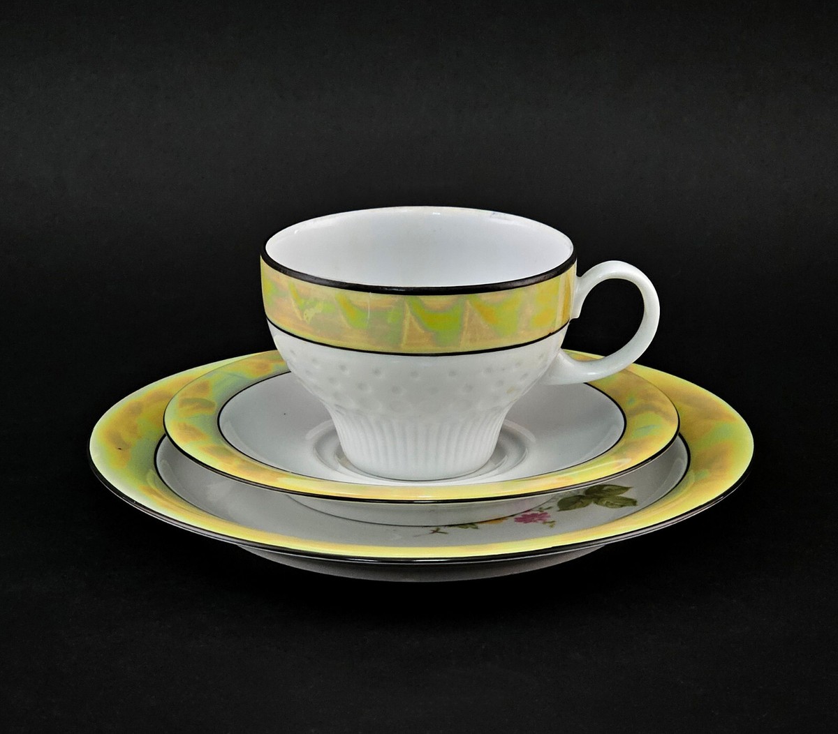 A-9440133 Porcelain Collector's Cup Set Kahla Flower Lustrous | eBay