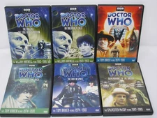 Classic Doctor Who DVD Lot of 7 dvds BBC Hartnell Baker McCoy
