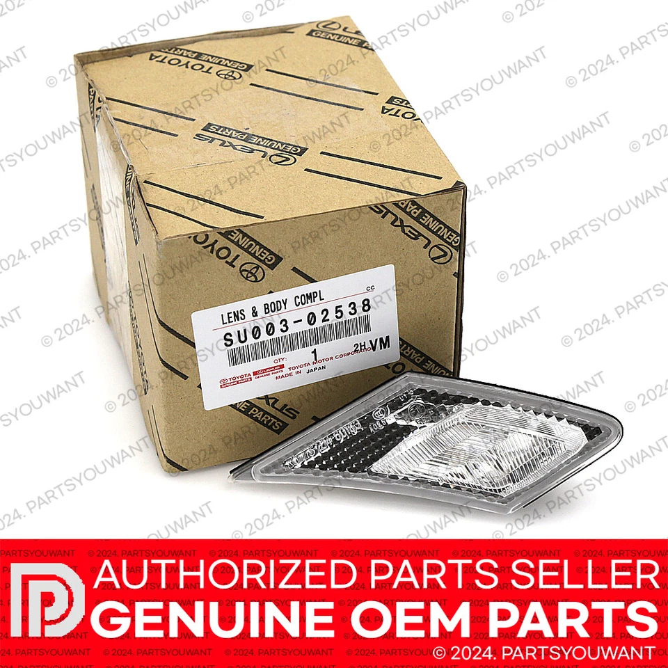 GENUINAS Toyota GT86 86 Scion FR-S Subaru BRZ JDM Lentes Marcadoras Laterales Transparentes [Juego] Foto 3 de 4