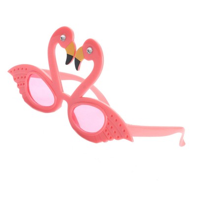 IDNVFY Flamingo Sonnenbrille 2er Pack - Lustige Partybrille Hawaii Style