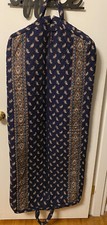 Vera Bradley Navy Paisley garment bag