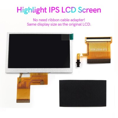 For PSP 1000/1001 Replacement LCD IPS Screen Highlight for Sony