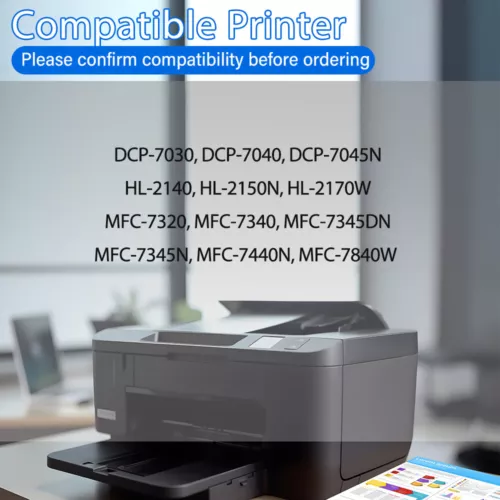 2 Stück TN360 Tonerkartusche für Brother HL-2140 2170W MFC-7340 7840W Drucker - Bild 4 von 24