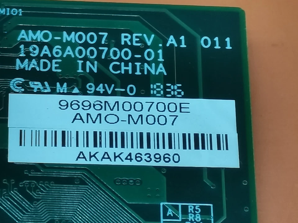 ADVANTECH AMO-M007  REV A1 011  19A6A00700-01   9696M00700E  PCB - Image 2 of 4