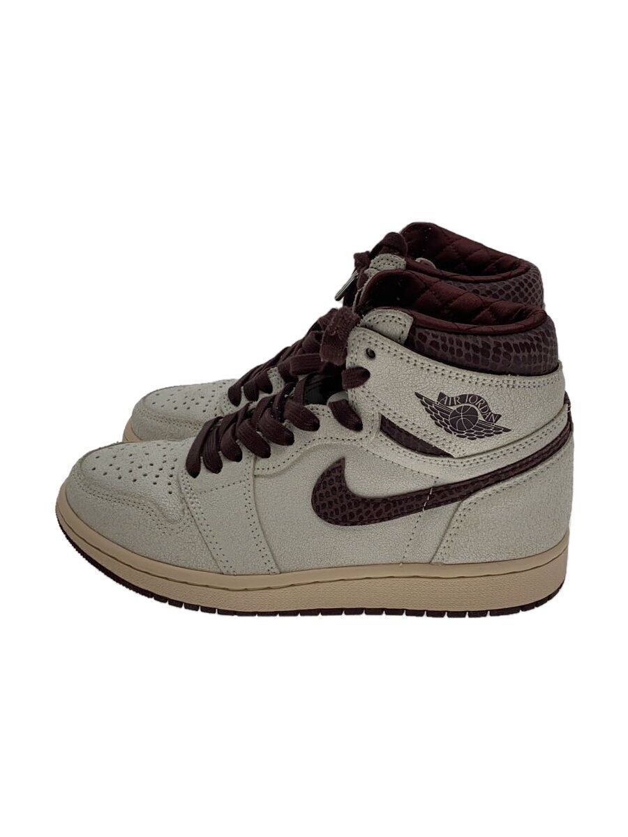 Nike High Top Sneakers Air Jordan 1 X Amamanière 24cm White Used 