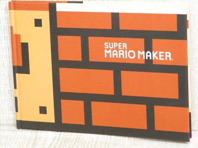 SUPER MARIO MAKER Art Works Fan Book Nintendo Wii Hardcover Ver. 2015 Ltd