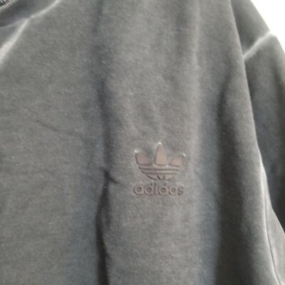 Adidas Street Modern Crew neck Sweatshirt AY9204 XL grey black | eBay