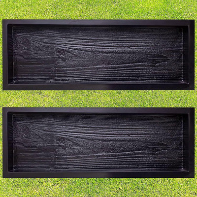 Big DIY Precast Concrete Molds 2 Pcs Wooden Pavers Cement Paver Mold - Pathmaker
