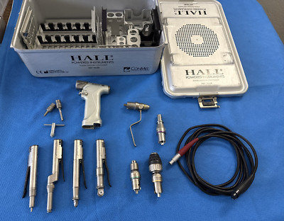 ConMed Hall PRO7100SE, PRO7200SE, PRO7300SE Micropower+ Medium Speed Drill SET.