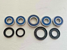 Kawasaki ZX1100C Ninja ZX-11 1990-1993 Front and Rear Wheel Bearings And Seals