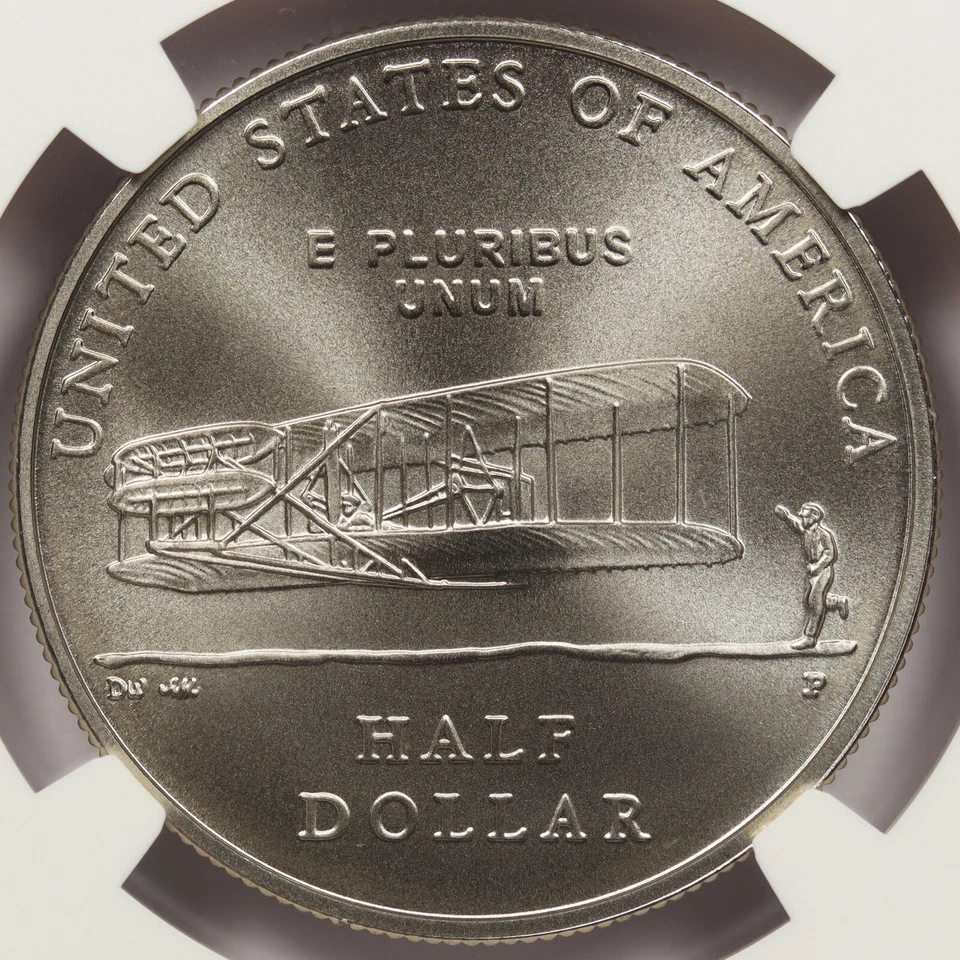2003-P 50c First Flight Centennial Commemorative Half Dollar NGC MS70 - Image 4 of 4