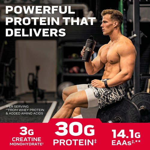 (2 Packs) MuscleTech NitroTech Whey Protein Powder, Milk Chocolate - Picture 7 of 8