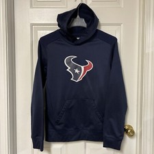 Houston Texans NFL Team Apparel Pullover Hoodie Sweatshirt Navy Blue Men  s M