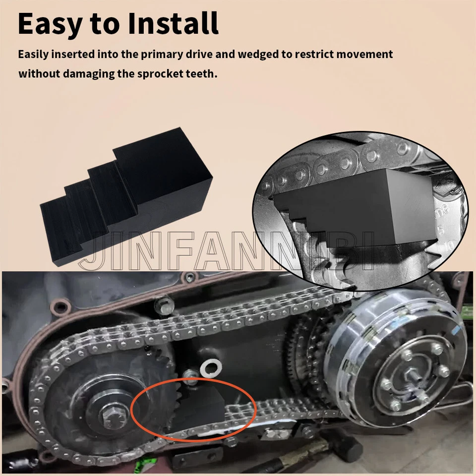 Herramientas de bloqueo de accionamiento primario para Harley Davidson tuerca de buje de bloqueo doble leva evolución Foto 3 de 4