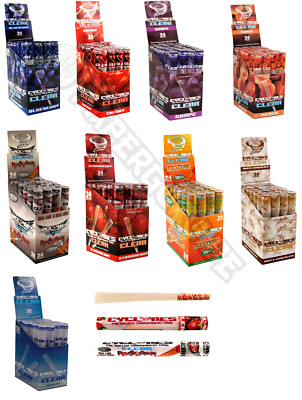 5x Cyclones CLEAR Cones Freie Sortenwahl Transparent Vorgerollt Pre-rolled Mix